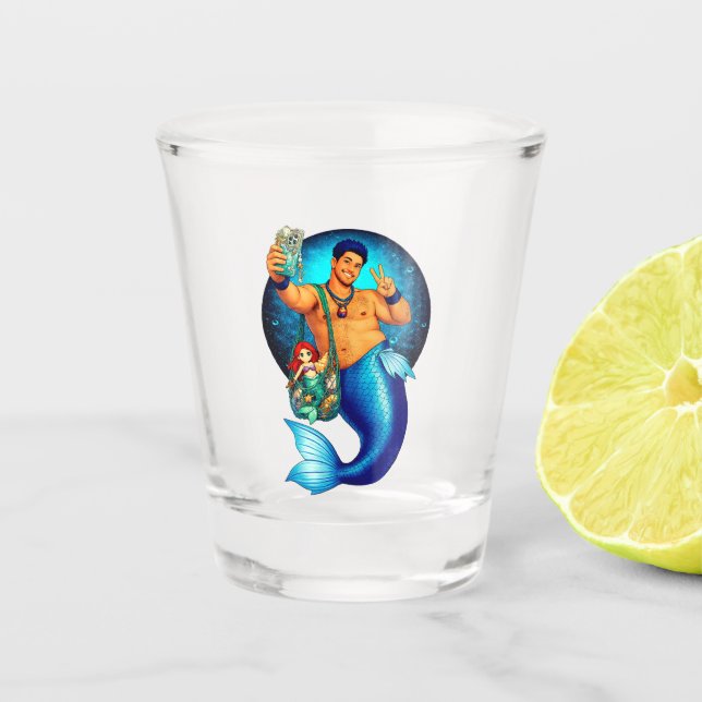 Copo De Shot Merbear Lagoon - Kai Mizuno (Frente)