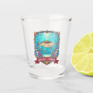 Copo De Shot Mergulho com Raias em Grand Cayman Viagem
