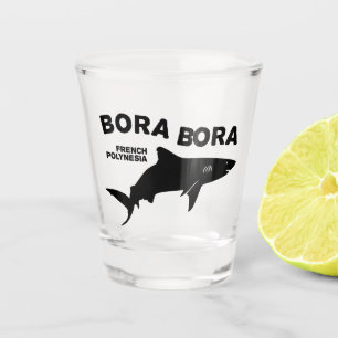 Copo De Shot Mergulho De Tubarão Em Bora Bora