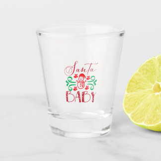 Copo De Shot Merry Xmas Papais noeis Baby