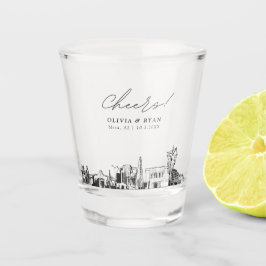 Copo De Shot Mesa Arizona Casamento Favor Cheers Shot Glass