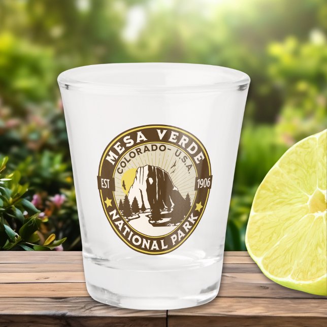 Copo De Shot Mesa Verde National Park Arid Vista (Criador carregado)