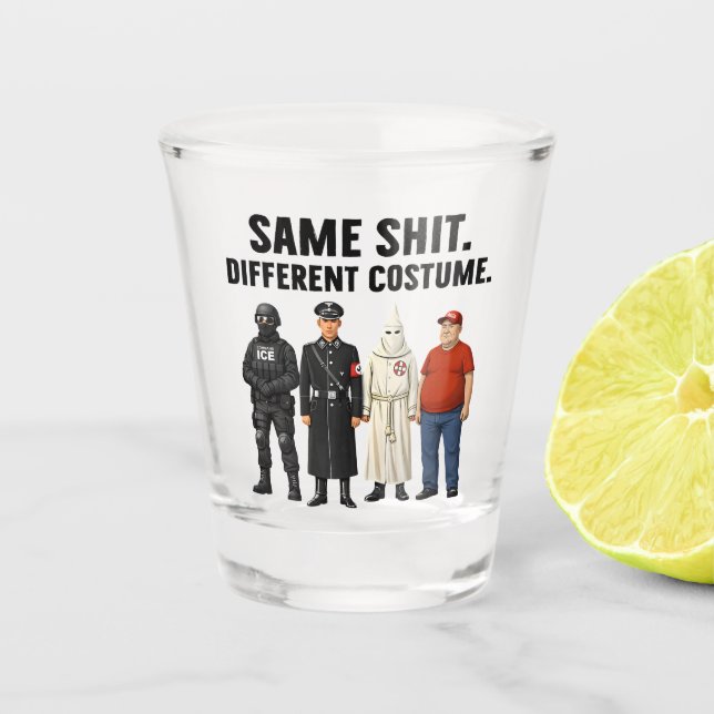 Copo De Shot Mesmo Diferente Fantasia (Frente)