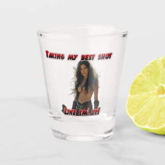 Copo De Shot Meu melhor tiro (Copo de shot)
