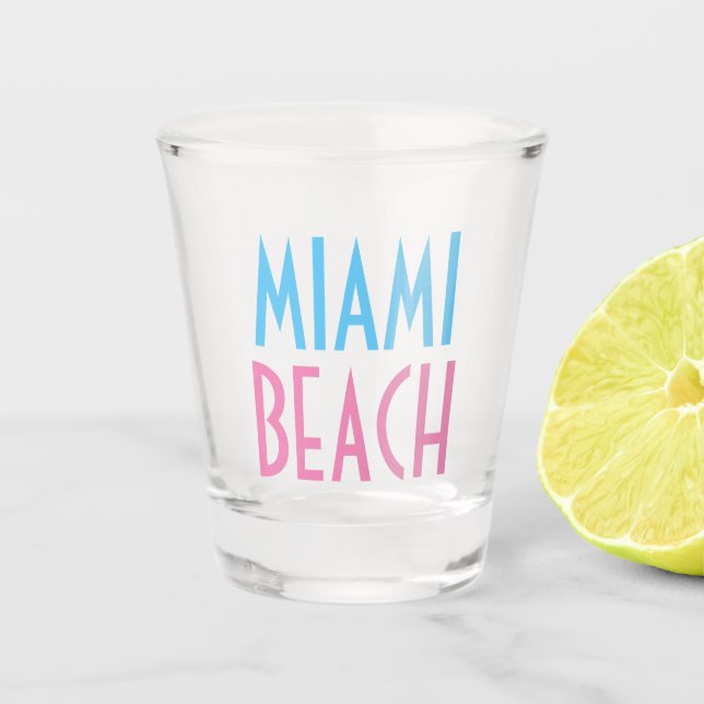 Copo De Shot Miami Beach Shot glass (Frente)