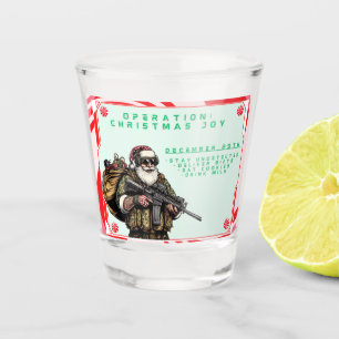 Copo De Shot Militares Engraçados/Papais noeis de Natal