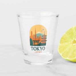 Copo de Shot Minimalista Tokyo Japão – Viagem Mode