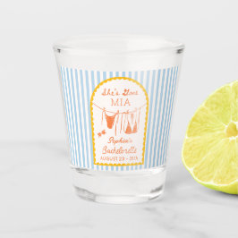 Copo De Shot Modern Coastal MIA Bachelorette Party Shot Glasses