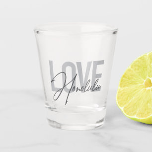 Copo De Shot Moderno, simples, legal design Honolulu