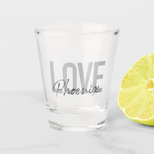 Copo De Shot Moderno, simples, legal, design urbano Ama Phoenix