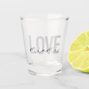 Copo De Shot Moderno, simples, urbano, design legal de Amor Mia