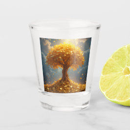 Copo De Shot Moedas de ouro de árvores de ouro