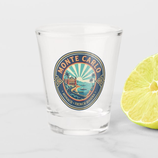 Copo De Shot Monaco Monte Carlo at Night (Frente)