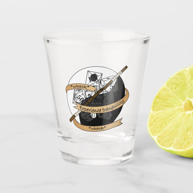 Copo De Shot Monk Dice Design (Frente)