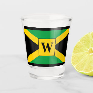 Copo De Shot Monograma de Sinalizador jamaicano