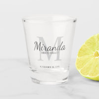 Monograma e nome da Bridesmaid Personalizada