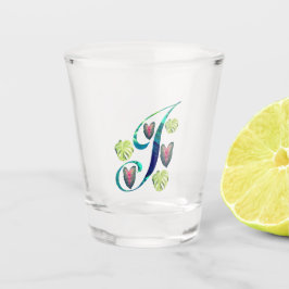 Copo De Shot Monstera Alphabet "J"
