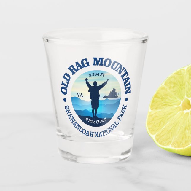 Copo De Shot Montanha Rag Antiga (V) (Frente)