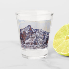 Copo De Shot Montanha Wetterhorn (Paisagem de inverno de neve)