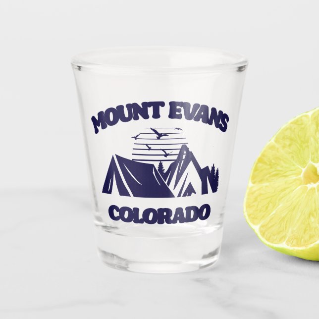 Copo De Shot Monte Evans, Colorado (Frente)