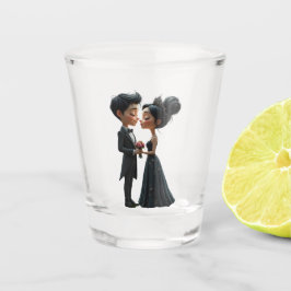 Copo De Shot Moonlit Vows – A Cute Gothic Wedding Moment.