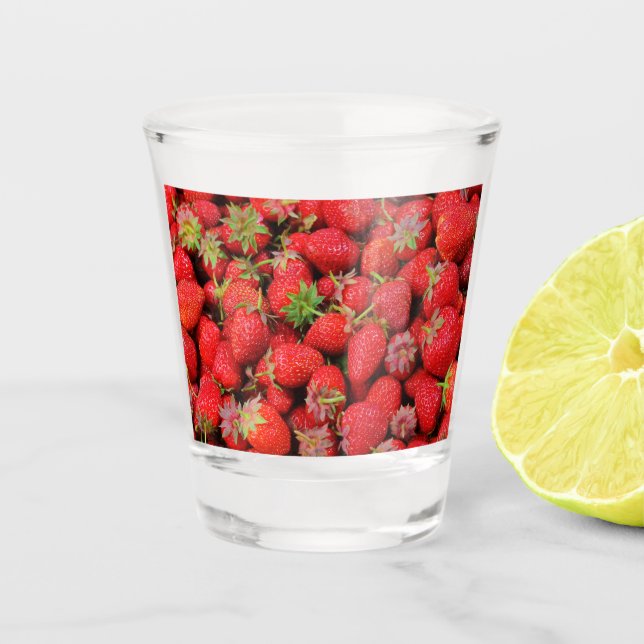 Copo De Shot Morangos (Frente)