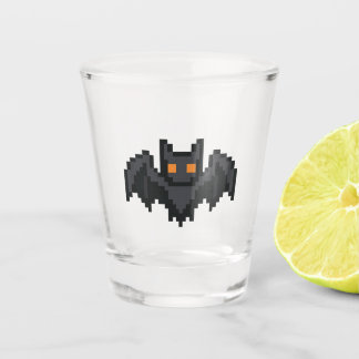 Copo De Shot Morcego Retro de 8 bits