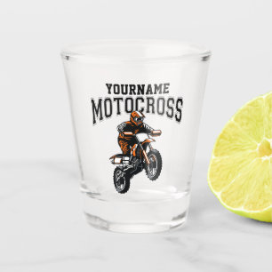 Copo De Shot Motocross Personalizado de Bicicleta de Terra Pilo