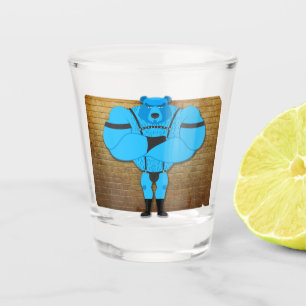 Copo De Shot músculo Gay artístico de SlipperyJoe tem present