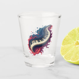 Copo De Shot Music in motion, the curved piano.