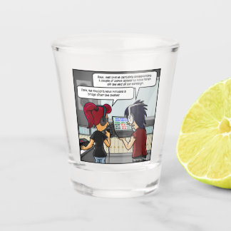 Copo De Shot Music Royalties Engraçado Shot Glass