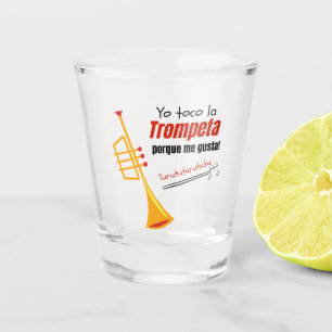 Copo De Shot Música, instrumento, amantes, citação de trompete