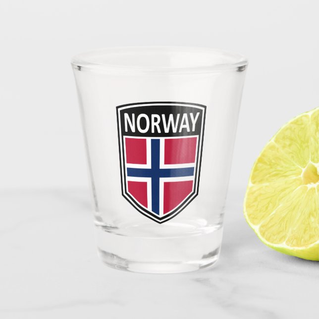 Copo De Shot Nacional - Noruega (Frente)