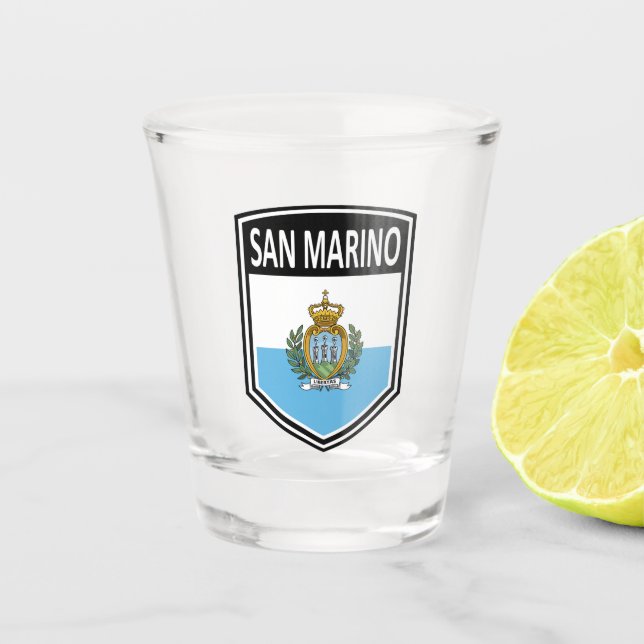 Copo De Shot Nacional - São Marino (Frente)