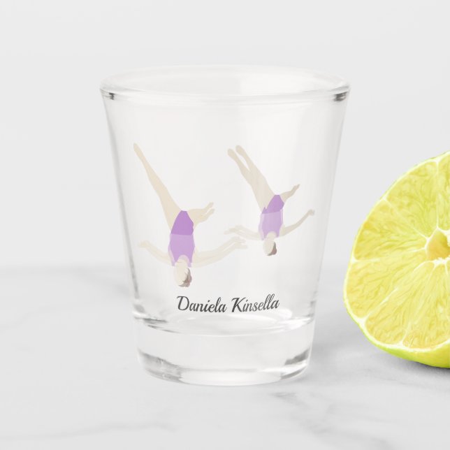 Copo De Shot Nadação Artística (Frente)