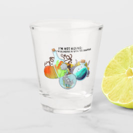 Copo De Shot Não estou me escondendo; estou me misturando em en