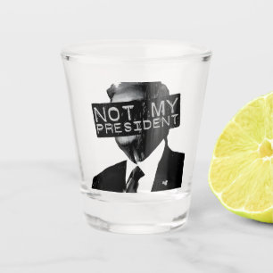 Copo De Shot Não o meu Presidente Anti-Trump Inaguração Liberal