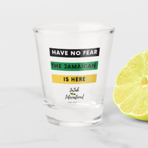 Copo De Shot Não Tenha Medo Que O Jamaicano Está Aqui Vidro