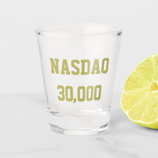 Copo De Shot NASDAQ 30000 Stock Market Celebration