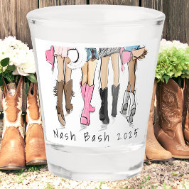 Copo De Shot Nash Bash Bachelorette Fashion Cowboy Boots Ano