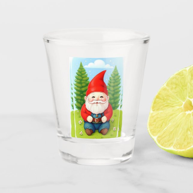 Copo De Shot Natal Gnomo (Frente)