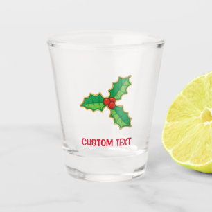 Copo De Shot Natal Holly