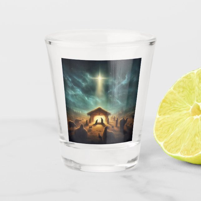 Copo De Shot Natal/Natividade/Jesus (Frente)