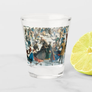 Copo De Shot Natal Vitoriano Central Park Currier & Ives