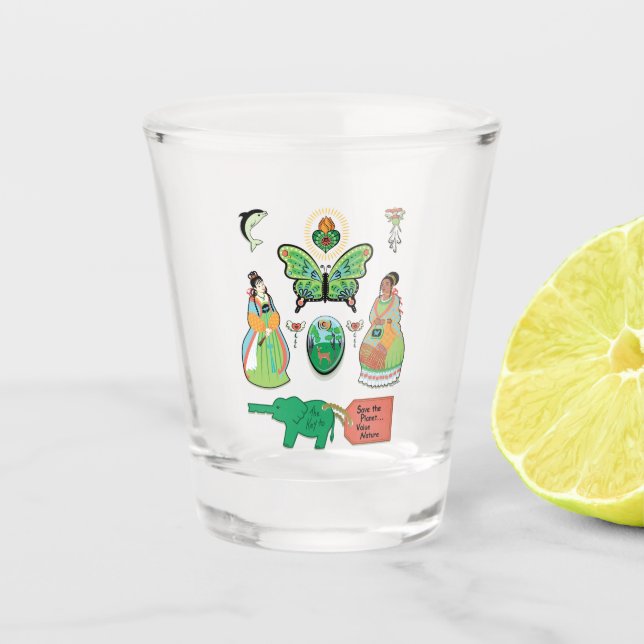 Copo De Shot Natureza do valor (Frente)
