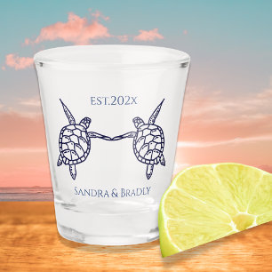 Copo De Shot Náutica costeira a favor das tartarugas marinhas