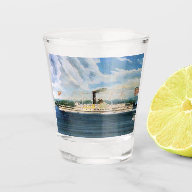 Copo De Shot Navio a vapor Vanderbilt 1847 (Frente)