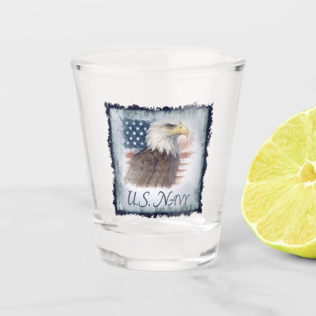 Copo De Shot Navy USN Veteran (Frente)