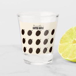 Copo De Shot Negócio Profissional Marca Café