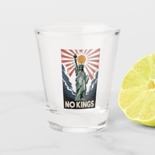 Copo De Shot Nenhum Rei na América Liberdade Status EUA Democra